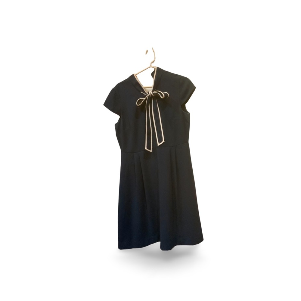 J.Crew Navy Blue Bow Detail Cap Sleeve Mini Dress, Size 8